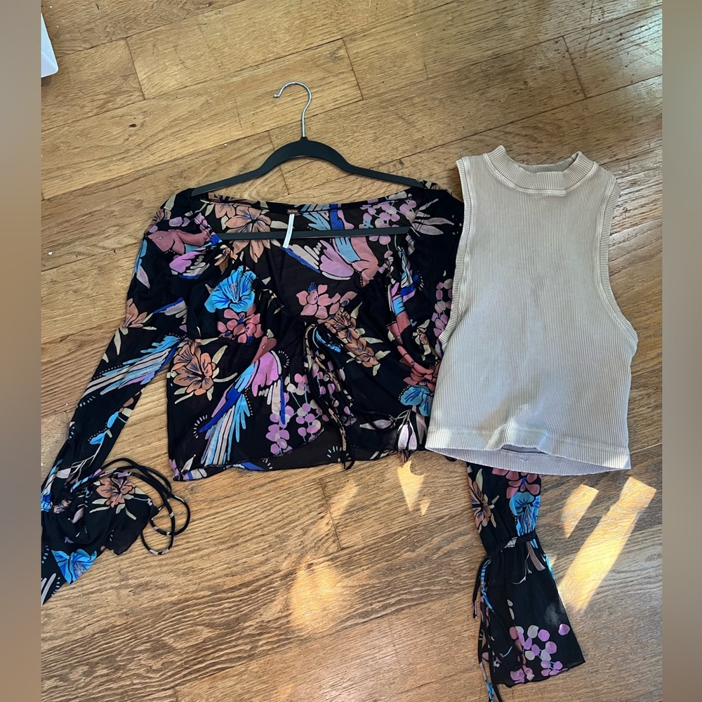 Two Free people tops